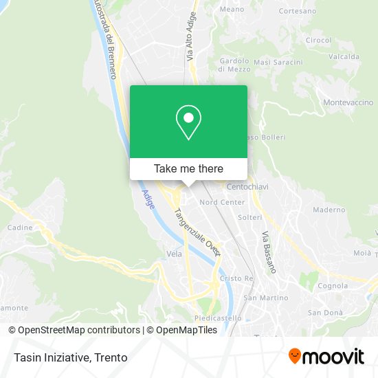 Tasin Iniziative map