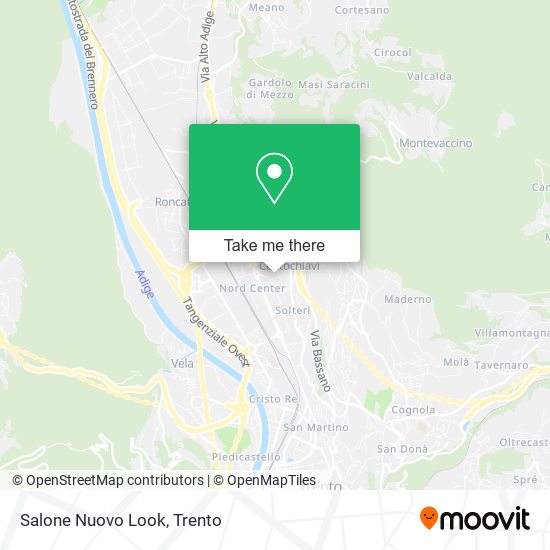 Salone Nuovo Look map
