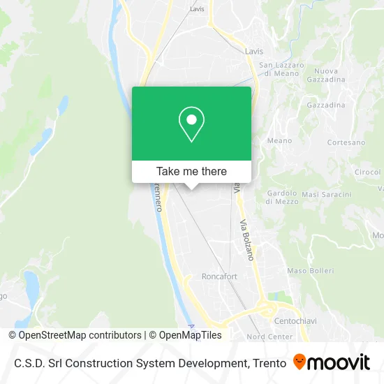 C.S.D. Srl Construction System Development map