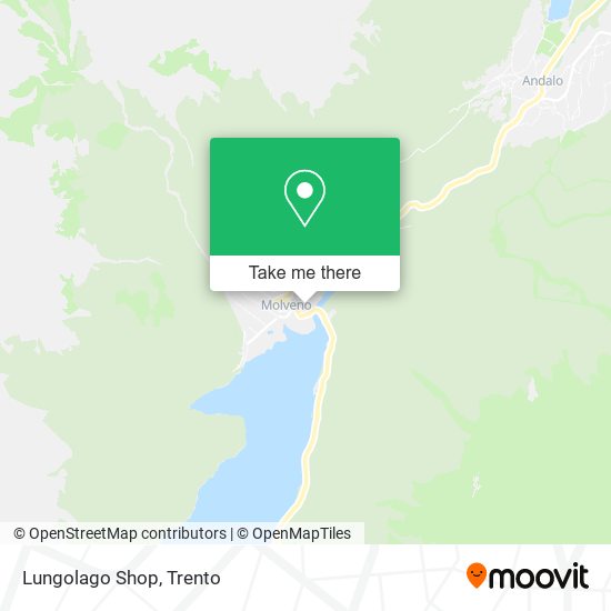 Lungolago Shop map