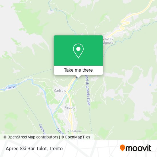 Apres Ski Bar Tulot map