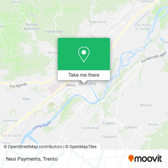 Nexi Payments map