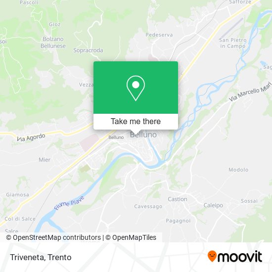 Triveneta map