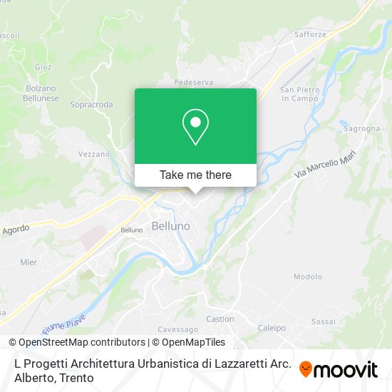 L Progetti Architettura Urbanistica di Lazzaretti Arc. Alberto map