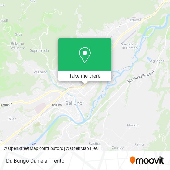 Dr. Burigo Daniela map