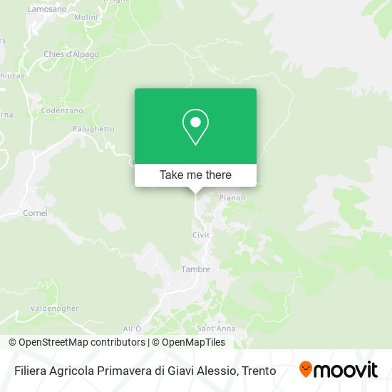Filiera Agricola Primavera di Giavi Alessio map