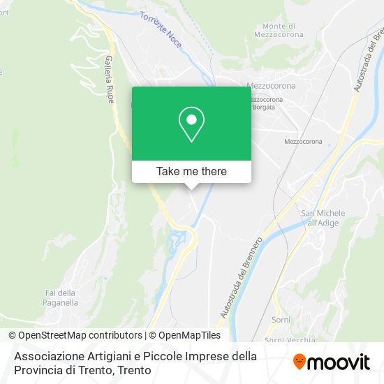 Associazione Artigiani e Piccole Imprese della Provincia di Trento map