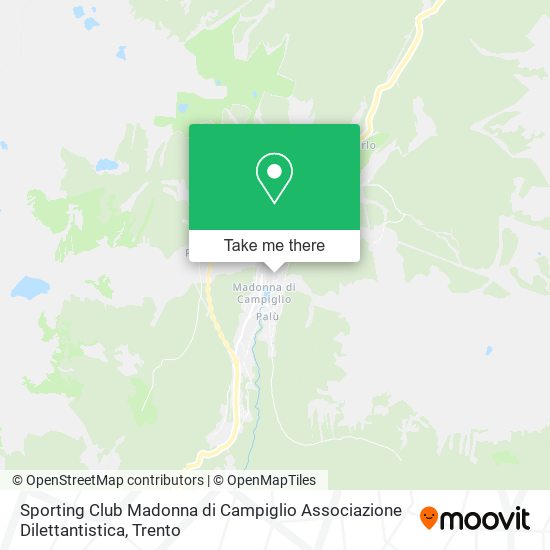 Sporting Club Madonna di Campiglio Associazione Dilettantistica map