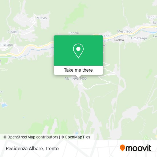 Residenza Albaré map