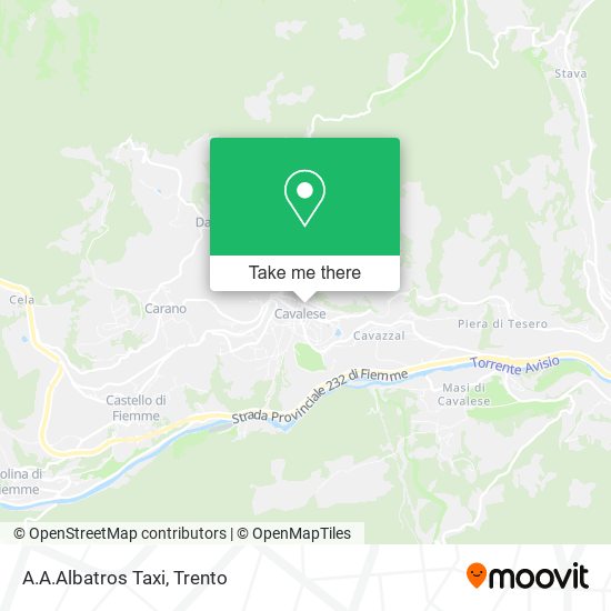 A.A.Albatros Taxi map