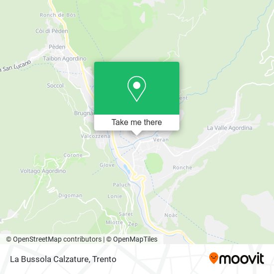 La Bussola Calzature map