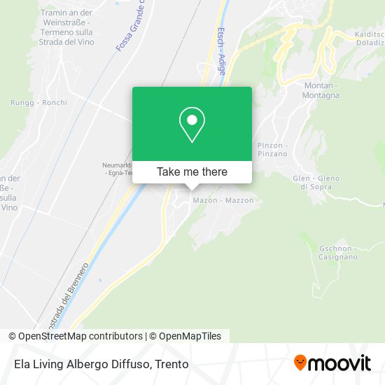 Ela Living Albergo Diffuso map