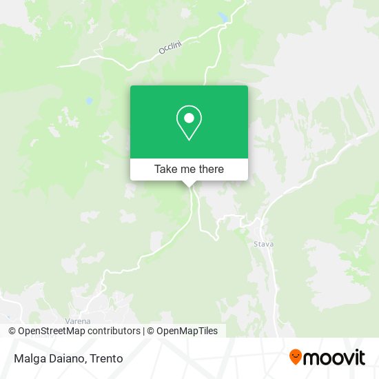 Malga Daiano map