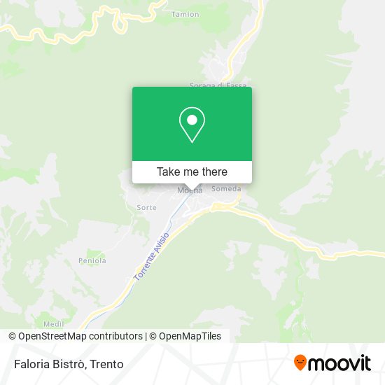 Faloria Bistrò map