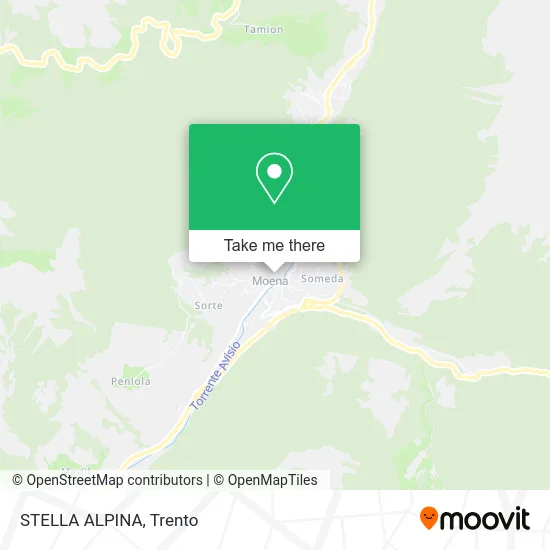 Stella Alpina map
