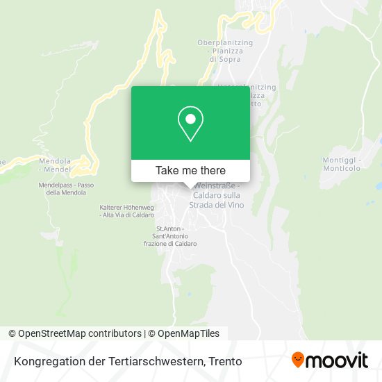 Kongregation der Tertiarschwestern map