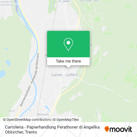 Cartoleria - Papierhandlung Perathoner di Angelika Obkircher map