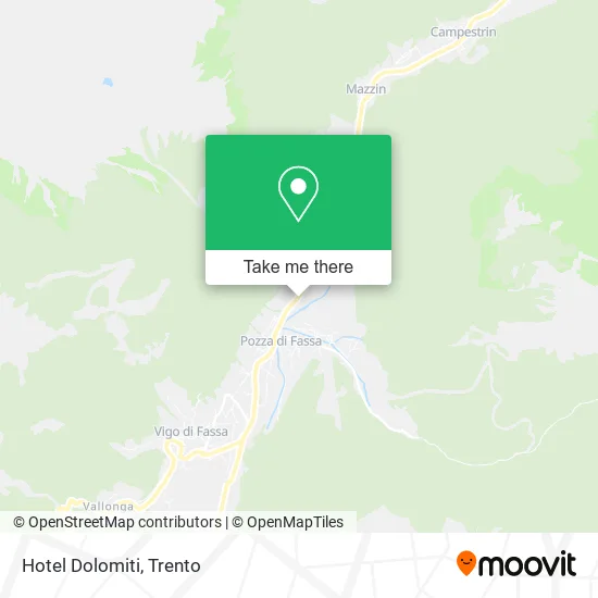 Hotel Dolomiti map
