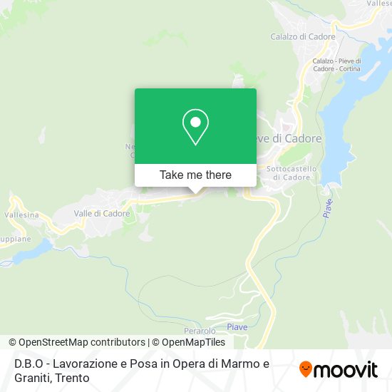 D.B.O - Lavorazione e Posa in Opera di Marmo e Graniti map