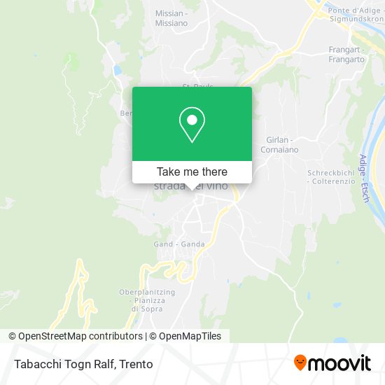 Tabacchi Togn Ralf map