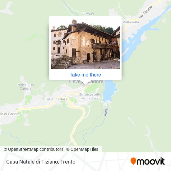 Casa Natale di Tiziano map