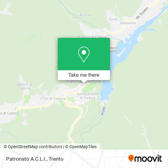 Patronato A.C.L.I. map