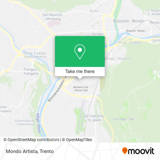 Mondo Artista map