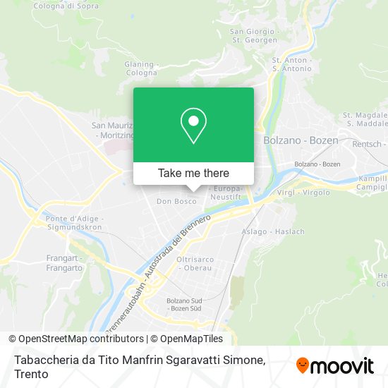 Tabaccheria da Tito Manfrin Sgaravatti Simone map