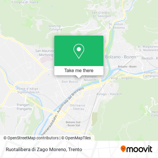 Ruotalibera di Zago Moreno map