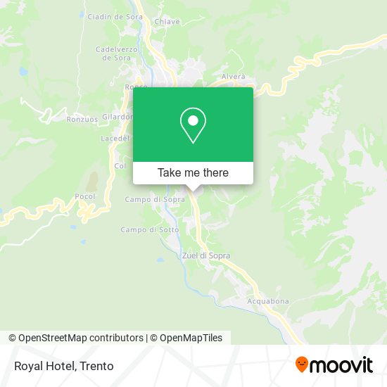 Royal Hotel map