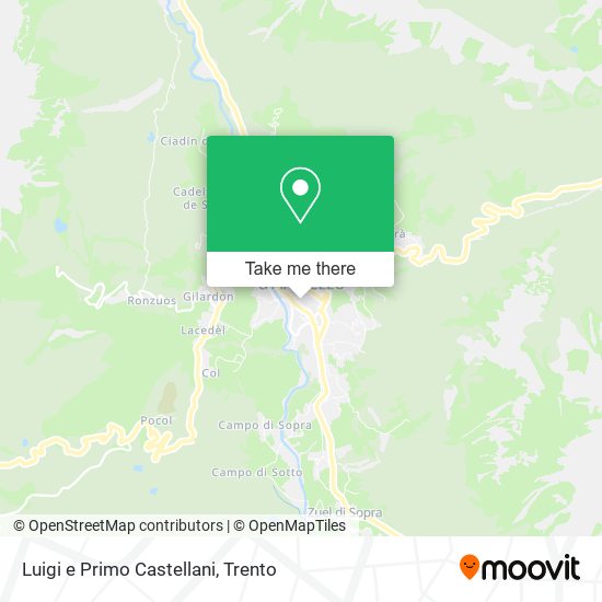 Luigi e Primo Castellani map