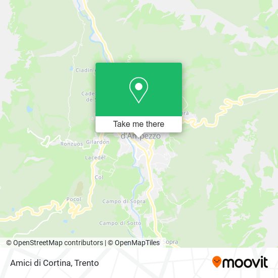 Amici di Cortina map