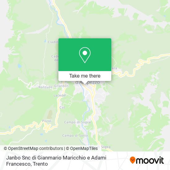 Janbo Snc di Gianmario Maricchio e Adami Francesco map