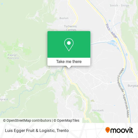 Luis Egger Fruit & Logistics map