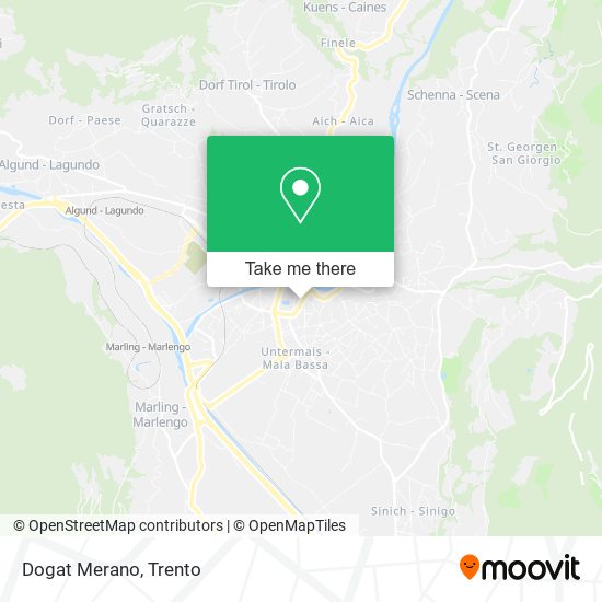 Dogat Merano map