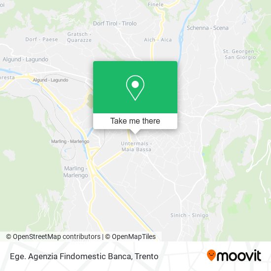 Ege. Agenzia Findomestic Banca map