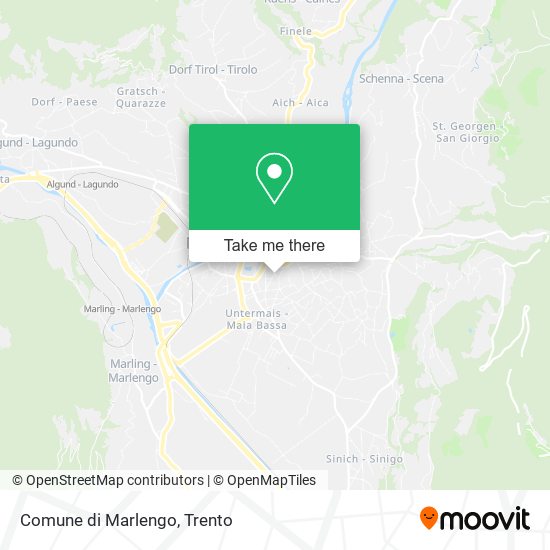 Comune di Marlengo map