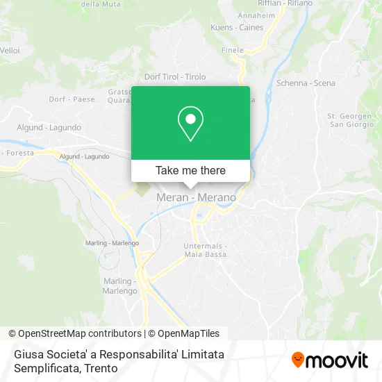 Giusa Societa' a Responsabilita' Limitata Semplificata map