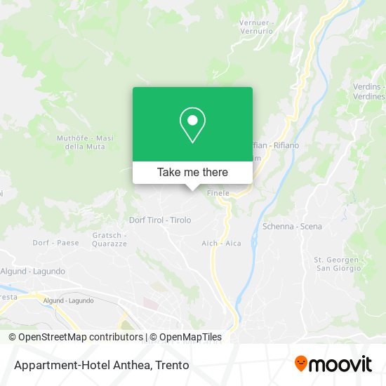 Appartment-Hotel Anthea map