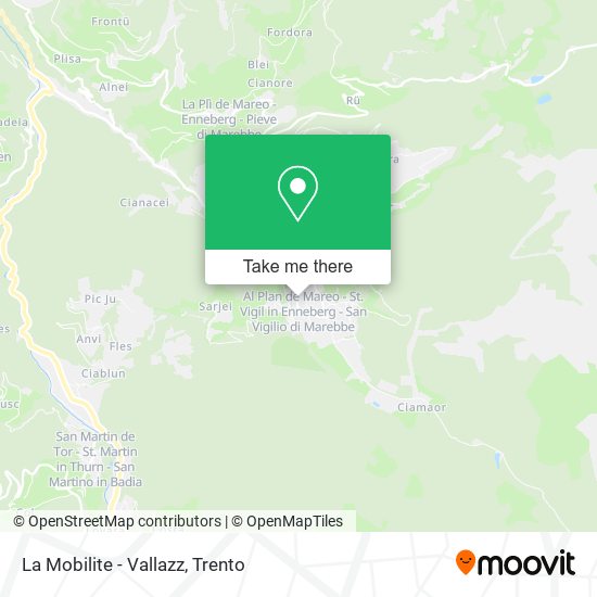 La Mobilite - Vallazz map