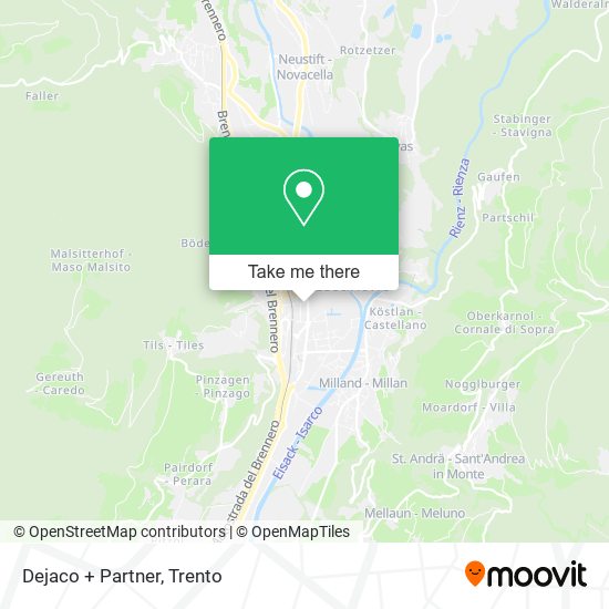 Dejaco + Partner map