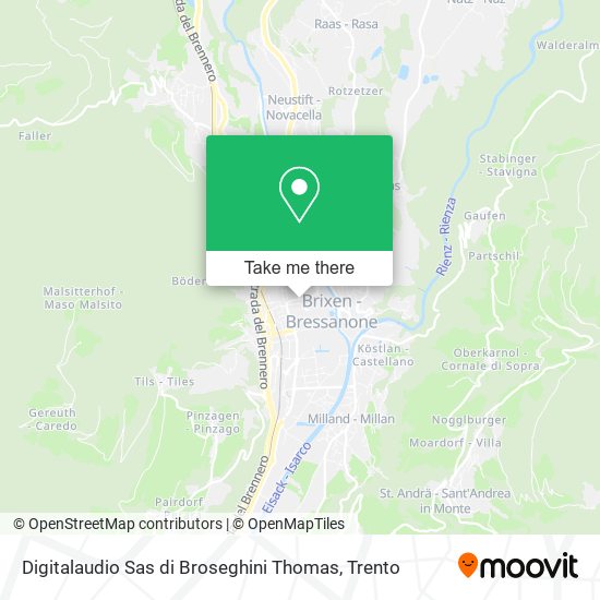 Digitalaudio Sas di Broseghini Thomas map