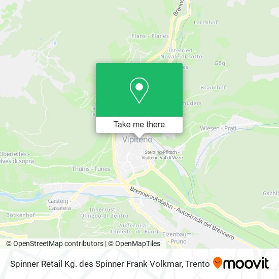 Spinner Retail Kg. des Spinner Frank Volkmar map