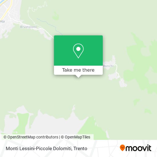 Monti Lessini-Piccole Dolomiti map