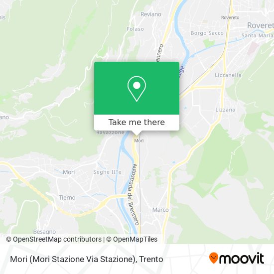 Mori (Mori Stazione Via Stazione) map