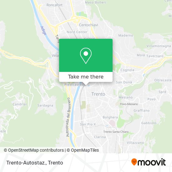 Trento-Autostaz. map