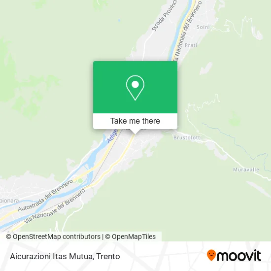 Aicurazioni Itas Mutua map