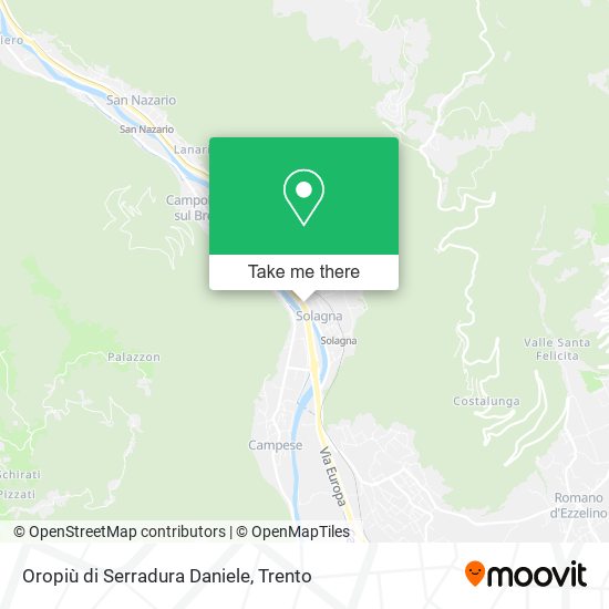 Oropiù di Serradura Daniele map