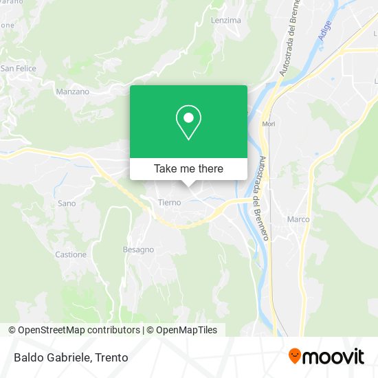 Baldo Gabriele map