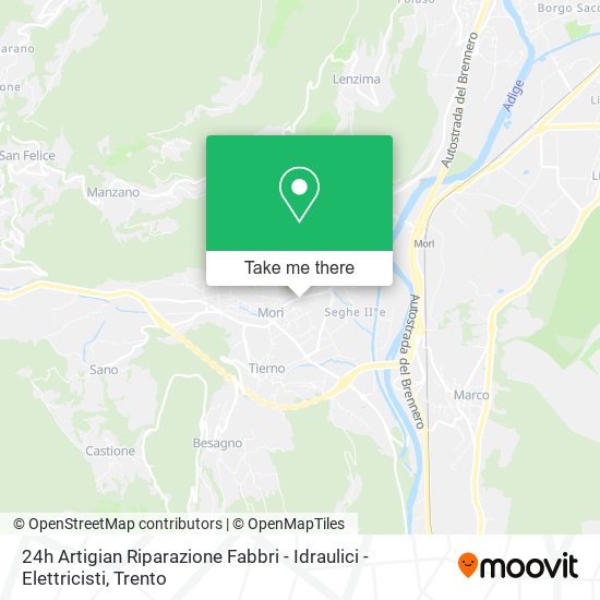 24h Artigian Riparazione Fabbri - Idraulici - Elettricisti map